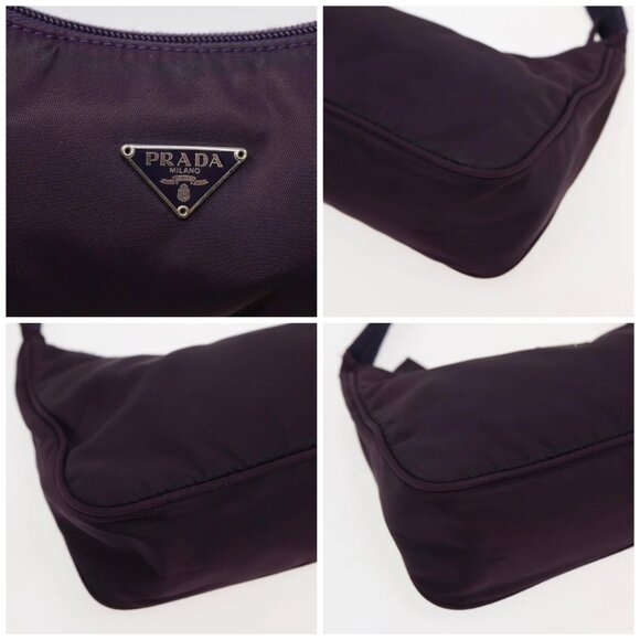 PRADA Accessory Pouch Nylon Purple - Picture 12 of 15